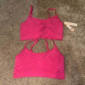 Colsie Fuchsia Lace Bandeau Set